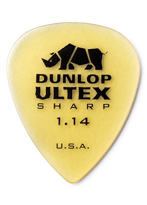 [일시품절] Dunlop 433R Ultex Sharp 1.14mm 던롭 포서티쓰리알 울텍스 샤프 기타피크 (국내정식수입품)