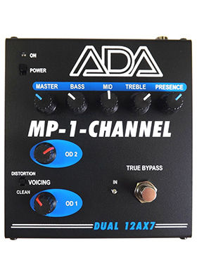 ADA Amplification MP-1-CHANNEL Pedal Clone Preamp 에이디에이앰플리피케이션 엠피원채널 진공관 페달 클론 프리앰프 (국내정식수입품)