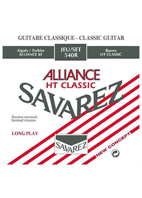 Savarez 540R Alliance HT Classic Normal Tension 사바레즈 알리앙스 에이치티 클래식 노멀 텐션 클래식 기타줄 (국내정식수입품)