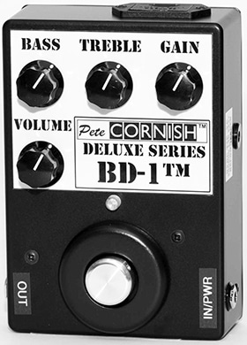 [주문제작상품] Pete Cornish BD-1 Deluxe Series Bass Driver 피트코니쉬 비디원 디럭스 시리즈 베이스 드라이버