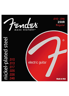 Fender 250R Super 250&#039;s Nickel Plated Steel Strings Regular 펜더 슈퍼 니켈 일렉기타줄 (010-046 국내정식수입품)