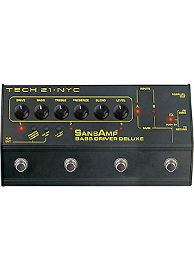 Tech 21 SansAmp Bass Driver Deluxe 테크투엔티원 산스앰프 베이스 드라이버 디럭스 프리앰프 (국내정식수입품)