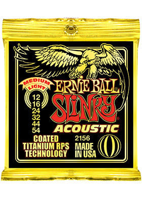 Ernie Ball 2156 Slinky RPS Coated Titanium Acoustic Medium Light 어니볼 슬링키 알피에스 코티드 티타늄 어쿠스틱 미디엄 라이트 (012-054 국내정식수입품)