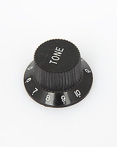 Qsi Strat Tone Pressfit Knob Dot Number Black 스트랫 톤 프레스핏 노브 블랙 (국내정식수입품 당일발송)