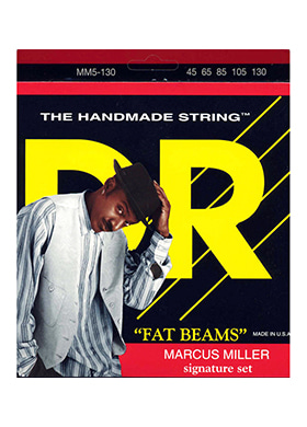 DR MM5-130 Fat-Beams Marcus Miller Signature Stainless Steel 5-String Bass Medium 디알 팻빔 마커스 밀러 시그니처 미디엄 5현 베이스줄 (045-130 국내정식수입품)