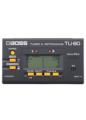 Boss TU-80 Tuner/Metronome Black 보스 튜너 메트로놈 블랙 (국내정식수입품)