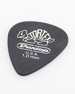 [일시품절] Dunlop 488R Tortex Black Standard 1.00mm 던롭 톨텍스 블랙 스탠다드 기타피크 (국내정식수입품)