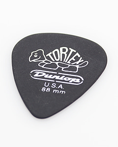 Dunlop 488R Tortex Black Standard 0.88mm 던롭 톨텍스 블랙 스탠다드 기타피크 (국내정식수입품)