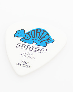 Dunlop 424R Tortex Wedge 1.00mm Blue 던롭 톨텍스 웨지 기타피크 파랑 (국내정식수입품)