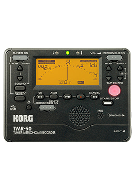 Korg TMR-50 Tuner Metronome Recorder Black 코르그 튜너 메트로놈 레코더 블랙 (국내정식수입품)