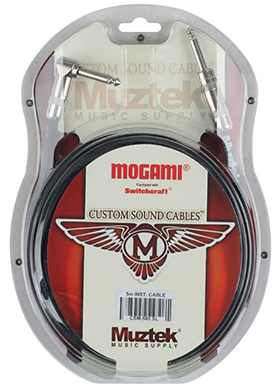 Muztek CSM-500 SL Mogami Instrument Cable 뮤즈텍 모가미 악기 케이블 (일자,ㄱ자,5m 국내정품)