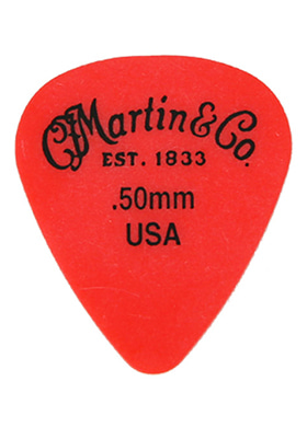 [일시품절] Martin 351 Derlin Thin Medium 0.50mm 마틴 델린 기타피크 씬 미디엄 (국내정식수입품)