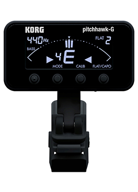 Korg AW-3G-BK PitchHawk-G Black 코르그 피치호크 지 기타/베이스 클립 튜너 블랙 (국내정식수입품)
