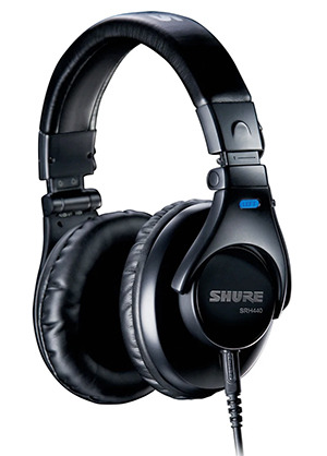 Shure SRH440 Black 슈어 에스알에이치 스튜디오 모니터링 헤드폰 블랙 (국내정식수입품)