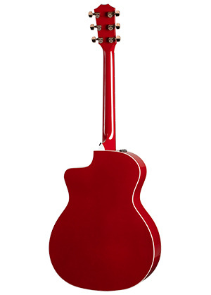 Taylor 214ce-RED DLX 테일러 그랜드 오디토리엄 컷어웨이 어쿠스틱 기타 레드 유광 (ES2 픽업 국내정식수입품)