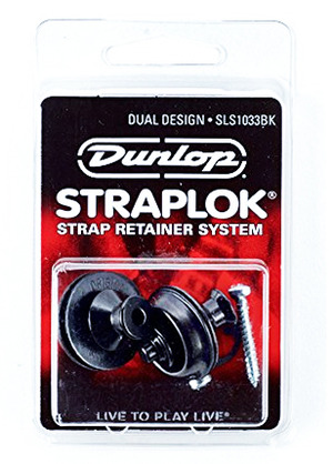 Dunlop SLS1033BK Straplok Dual Design Black 던롭 스트랩락 듀얼디자인 블랙 (국내정식수입품)