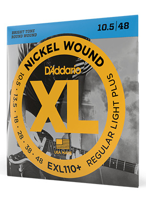 D&#039;Addario EXL110+ XL Nickel Round Wound Regular Light Plus 다다리오 니켈 일렉기타줄 레귤러 라이트 플러스 (010.5-048 국내정식수입품)