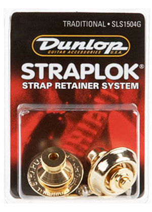Dunlop SLS1504G Straplok Traditional Gold 던롭 스트랩락 트래디셔널 골드 (국내정식수입품)