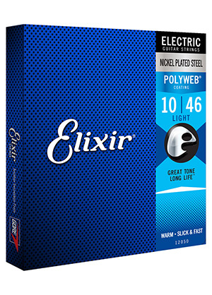 [일시품절] Elixir 12050 Polyweb Electric Guitar Strings Light 엘릭서 폴리웹 일렉기타줄 라이트 (010-046 국내정식수입품)