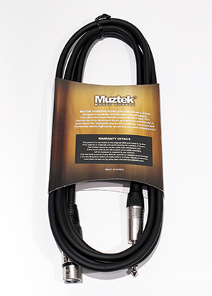 Muztek MPF-300 Microphone Cable 뮤즈텍 마이크 케이블 (XLR Female,TS,3m 국내정품 당일발송)