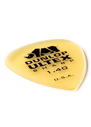 Dunlop 433R Ultex Sharp 1.40mm 던롭 포서티쓰리알 울텍스 샤프 기타피크 (국내정식수입품)