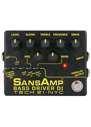 [일시품절] Tech 21 SansAmp Bass Driver DI V2 테크투엔티원 산스앰프 베이스 드라이버 디아이 브이투 프리앰프 (국내정식수입품)