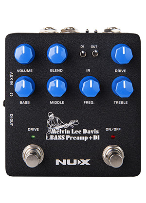 Nux NBP-5 Melvin Lee Davis Bass Preamp + DI 뉴엑스 벨빈 리 데이비스 베이스 프리앰프 디아이 (국내정식수입품)