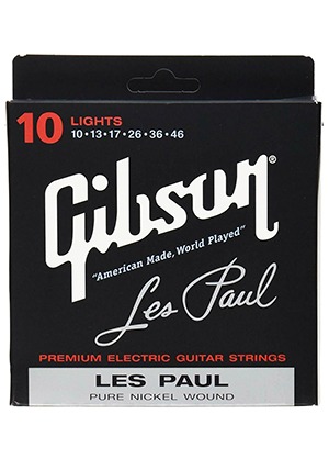 [일시품절] Gibson SEG-LP10 Les Paul Pure Nickel Wound Light 깁슨 레스폴 퓨어 니켈 일렉기타줄 라이트 (010-046 국내정식수입품)