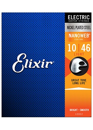 Elixir 12052 Nanoweb Electric Guitar Strings Light 엘릭서 나노웹 일렉기타줄 라이트 (010-046 국내정식수입품)