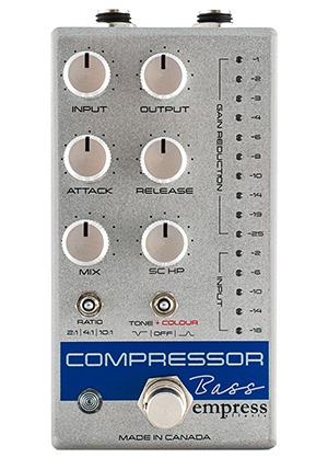 Empress Effects Compressor MKII Bass Silver Sparkle 엠프레스이펙츠 컴프레서 마크투 베이스 실버 스파클 (국내정식수입품)