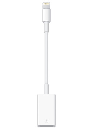 Apple Lightning-USB Camera Adapter 애플 라이트닝 USB 카메라 어댑터 (MIDI/건반기기 iPhone/iPad 연결 젠더 국내정식수입품)