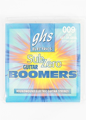 GHS CR-GBXL Sub-Zero Guitar Boomers Extra Light 지에이치에스 서브 제로 부머스 일렉기타줄 엑스트라 라이트 (009-042 국내정식수입품 당일발송)
