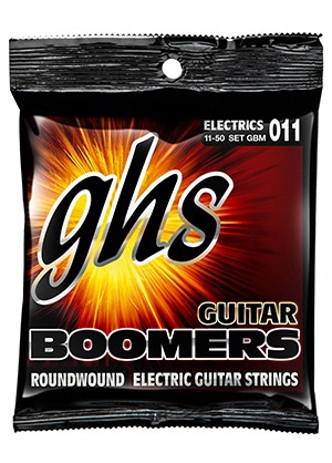 [일시품절] GHS GBM Boomers Roundwound Nickel Medium 지에이치에스 부머스 니켈 일렉기타줄 미디엄 (011-050 국내정식수입품)