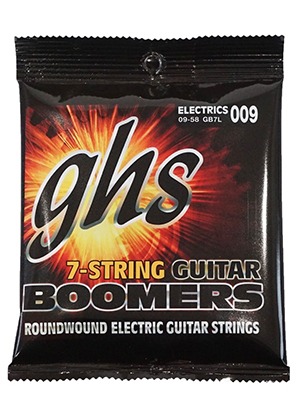 GHS GB7L Boomers Roundwound 7-String Nickel Light 지에이치에스 부머스 니켈 7현 일렉기타줄 라이트 (009-058 국내정식수입품)