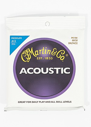 Martin M150 80/20 Bronze Acoustic Guitar Strings Medium 마틴 브론즈 어쿠스틱 기타줄 미디엄 (013-056 국내정식수입품)