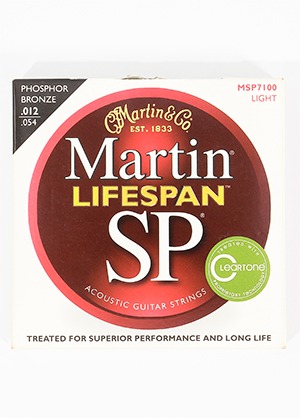 Martin MSP7100 Phosphor Bronze SP Lifespan Acoustic Guitar Strings Light 마틴 파스퍼 브론즈 라이프스판 어쿠스틱 기타줄 라이트 (012-054 국내정식수입품)