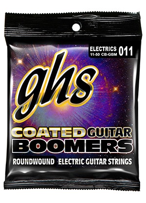 GHS CB-GBM Coated Boomers Roundwound Nickel Medium 코팅 부머스 니켈 일렉기타줄 미디엄 (011-050 국내정식수입품)