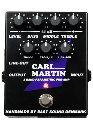 Carl Martin 3 Band Parametric EQ Pre-Amp 칼마틴 쓰리 밴드 파라메트릭 이퀄라이저 프리앰프 (국내정식수입품)