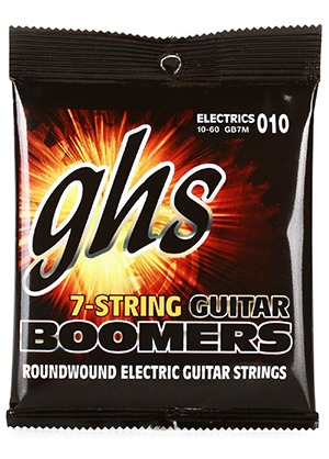 GHS GB7M Boomers Roundwound Nickel 7-String Guitar Medium 지에이치에스 부머스 니켈 7현 일렉기타줄 미디엄 (010-060 국내정식수입품)