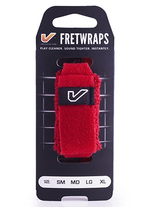 [일시품절] Gruv Gear FretWraps HD String Muters Fire Red Large 그루브기어 프렛랩 에이치디 스트링 뮤터 파이어 레드 라지 (1개 국내정식수입품)