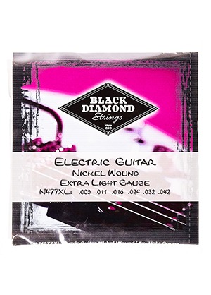 Black Diamond N477XL Nickel Wound Extra Light 블랙다이아몬드 니켈 일렉기타줄 엑스트라 라이트 (009-042 국내정식수입품 당일발송)