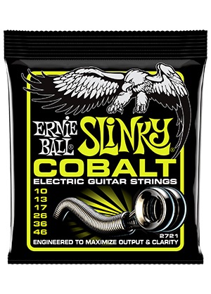 [일시품절] Ernie Ball 2721 Cobalt Regular Slinky 어니볼 코발트 일렉기타줄 레귤러 슬링키 (010-046 국내정식수입품)