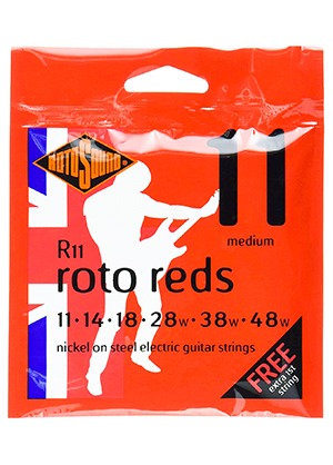 Rotosound R11 Nickel Reds Medium 로토사운드 니켈 일렉기타줄 레드 미디엄 (011-048 국내정식수입품 당일발송)