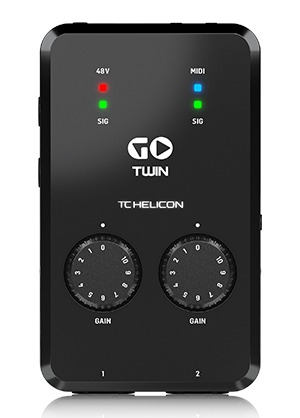 TC Helicon Go Twin 티씨헬리콘 고 트윈 모바일 USB 오디오 인터페이스 (국내정식수입품)