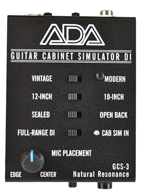 ADA Amplification GCS-3 Guitar Cabiner Simulator &amp; DI Box 에이디에이앰플리피케이션 지씨에스쓰리 기타 캐비넷 시뮬레이터 DI 박스 (국내정식수입품)