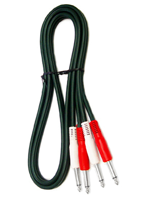 SG Electronics SA43N15 1/4&quot; TS Stereo Cable 에스지일렉트로닉스 티에스 스테레오 케이블 (2x6.3mm 언발란스,1.5m 국내정품 당일발송)
