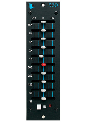 API 560 Discrete 10 Band Graphic EQ 에이피아이 디스크리트 텐 밴드 그래픽 이퀄라이저 500 시리즈 모듈 (국내정식수입품)