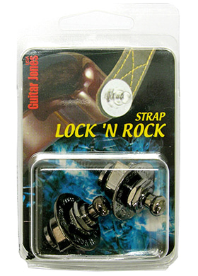 Guitar Jones Strap Lock &#039;N Roll Purplish Black 기타존스 스트랩 락앤롤 퍼플리쉬블랙 (국내정식수입품)