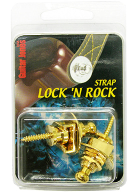 Guitar Jones Strap Lock &#039;N Roll Gold 기타존스 스트랩 락앤롤 골드 (국내정식수입품)
