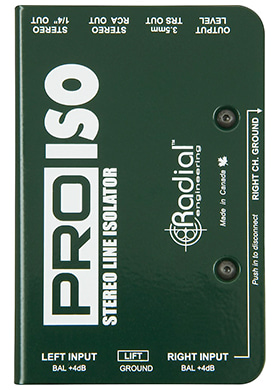 Radial Pro-ISO 레디얼 프로 아이소 스테레오 라인 아이솔레이터 다이렉트 박스 (국내정식수입품)